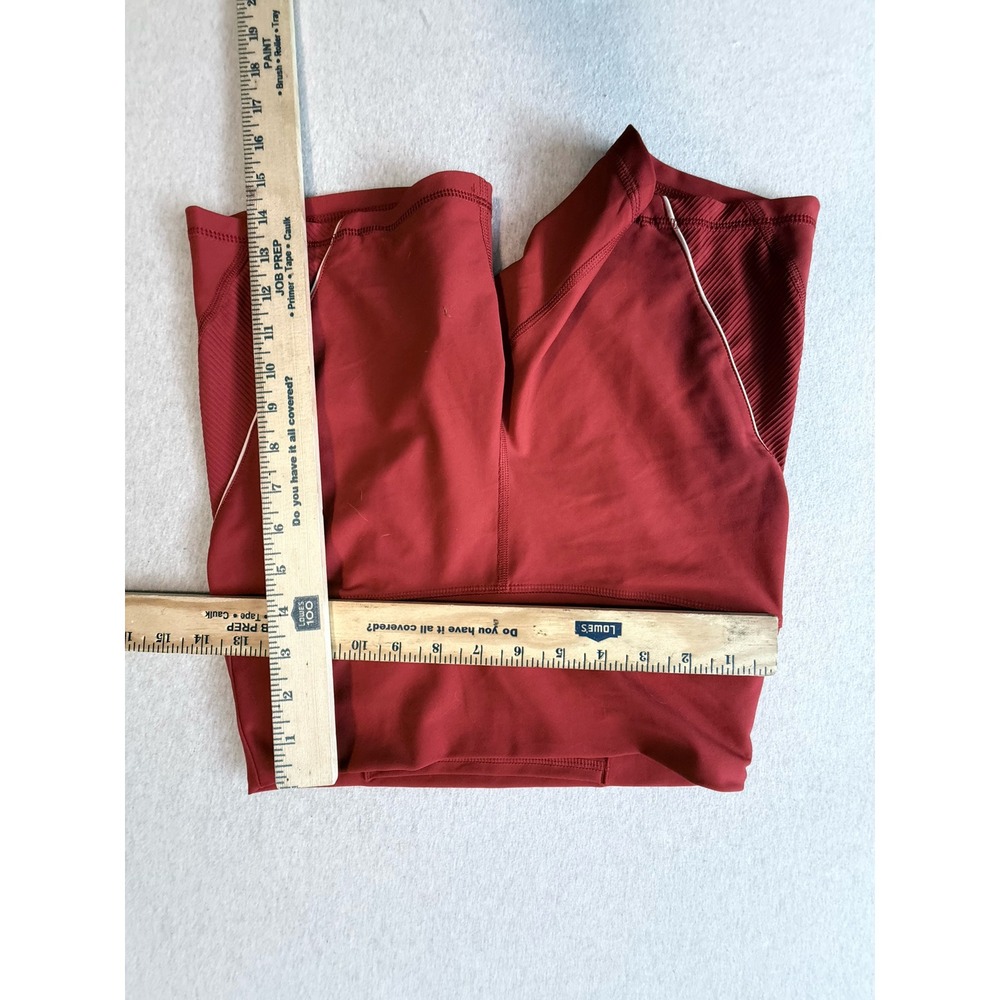 Old Navy Active Powersoft Go-Dry Bike Shorts Red High Rise Medium